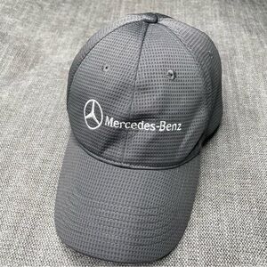 Mercedes Benz Velcro Strap adjustable hat Gray